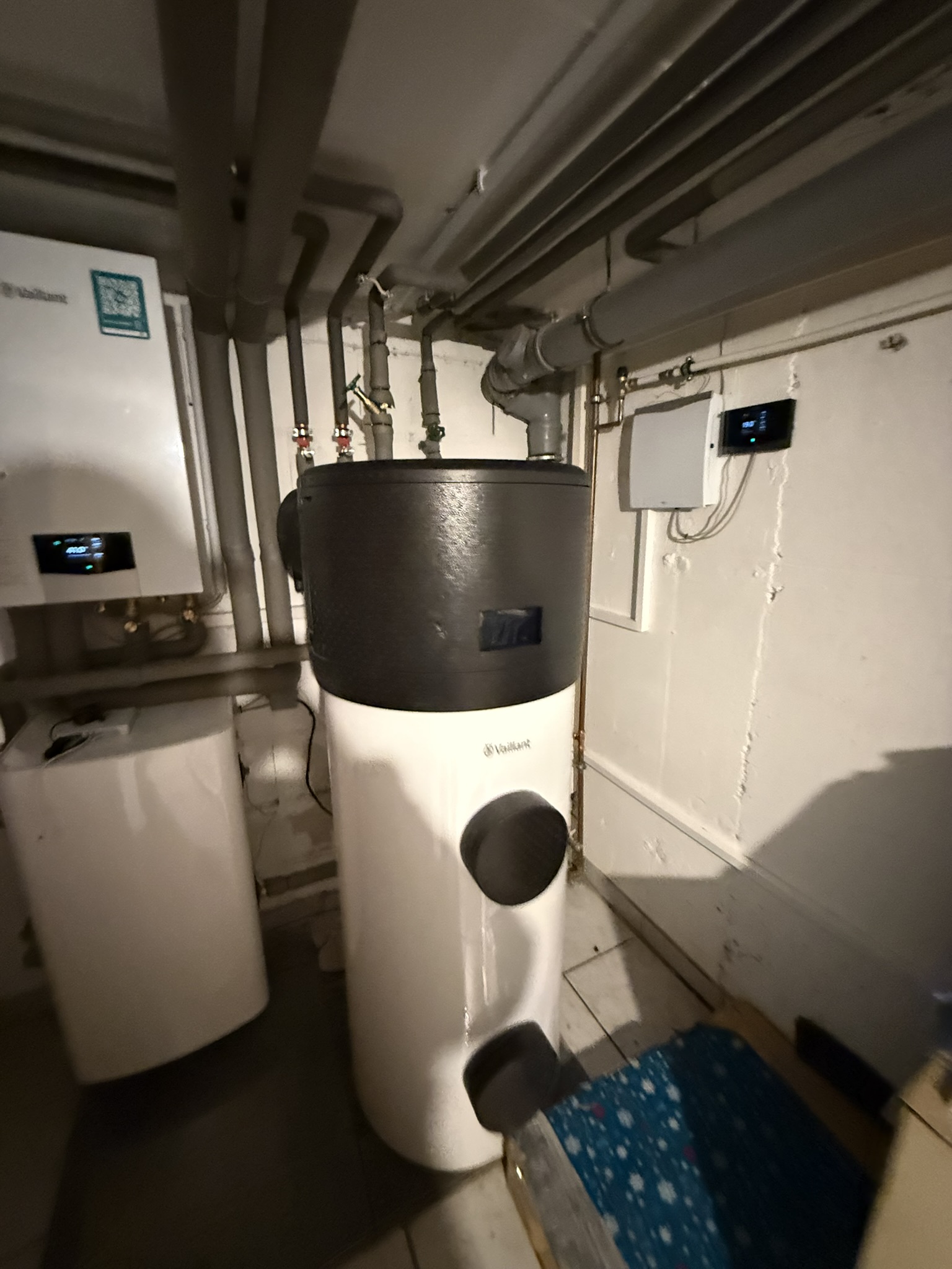 Gastherme → Vaillant-Wärmepumpe + Brauchwasser-WP
