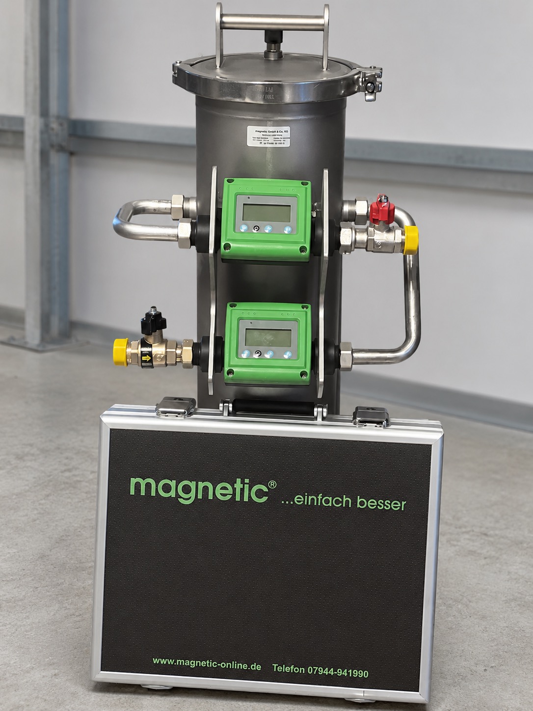 Magnetic Vollentsalzungsgerät basic mobil plus/pro mit Analysekoffer