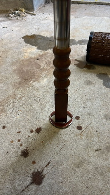 Magnetit nach der Heizungsreinigung — schwarze Metallspäne